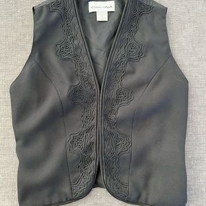Vintage Christina Black Vest